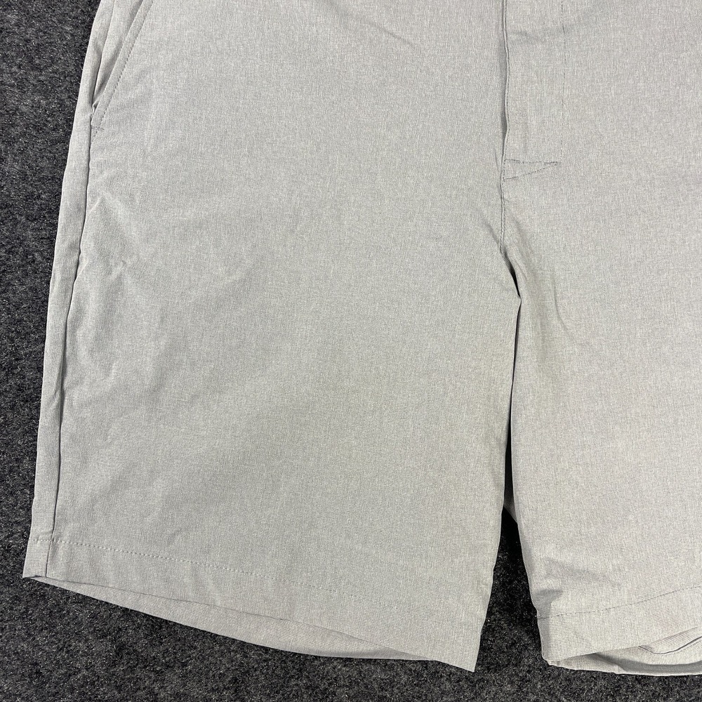 Banana Republic Shorts Mens 40 Gray Stretch Elastic Waist Flat Front Casual - Picture 4 of 12